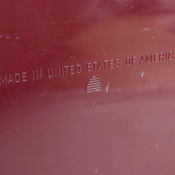 Vintage Maroon View-Master Collector's Case, Reel Viewer Sawyer's 60s 70s - Picture 9 of 11